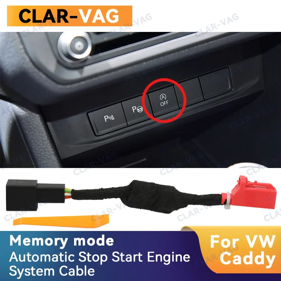 

Auto Stop Start Engine System Off Device Control Sensor Plug Cable Memory mode for Golf 6 Multivan T5 T6 Caddy for old Superb ll