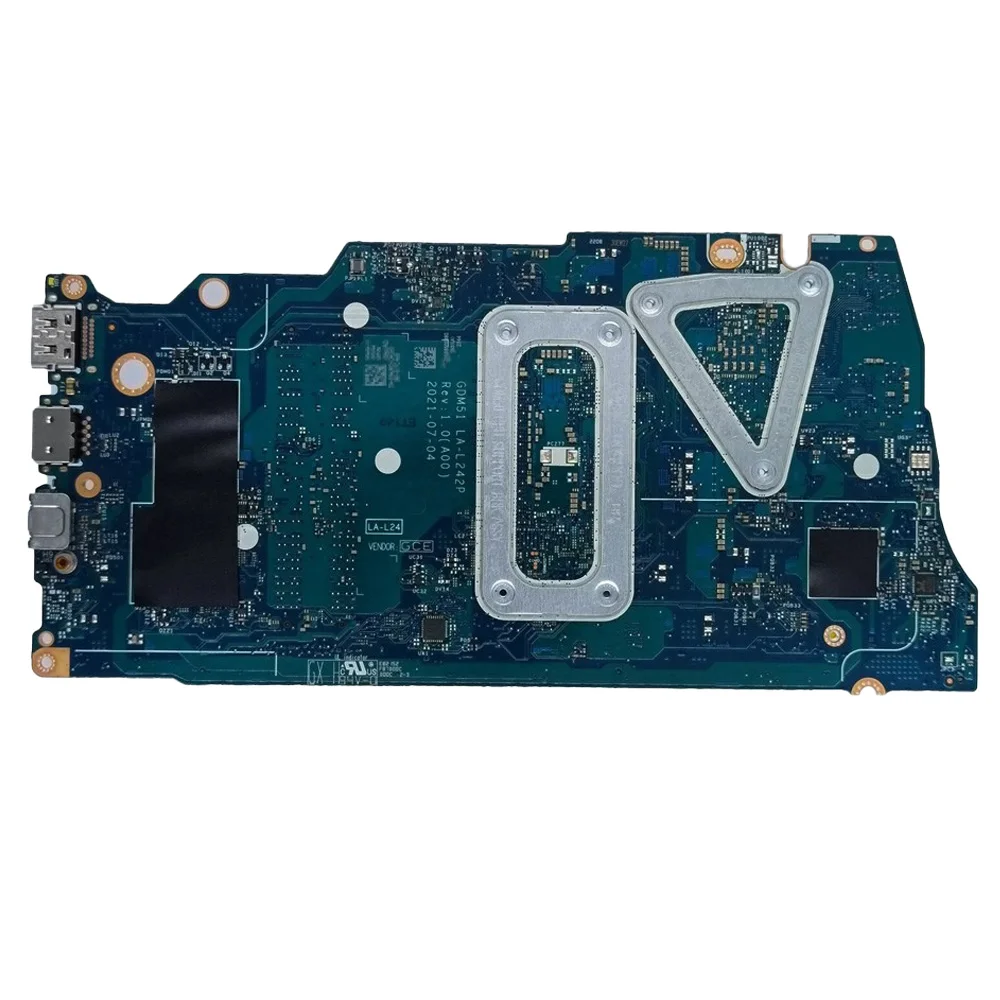LA-L242P For Dell Inspiron 15 3510 3511 Laptop Motherboard Mainboard With CPU I5-1135G7 GPU:N17S-G5-A1 MX350 2G Tested 100% Work