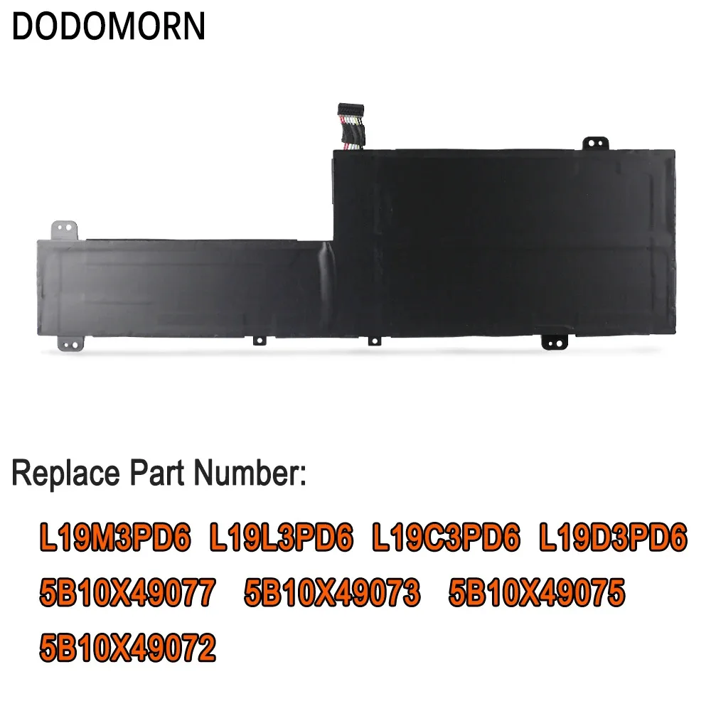 DODOMORN L19M3PD6 Battery For Lenovo IdeaPad Flex 5-15IIL05 15ALC05 14ARE05 14IIL05 14ITL05 14ALC05 L19L3PD6 L19C3PD6 L19D3PD6