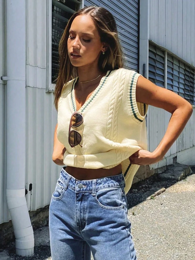 

Осень/зима, новые поступления, универсальный женский кардиган свободного покроя с v-образным вырезом и контрастной полоской, подчеркивающий шерстяной кардиган