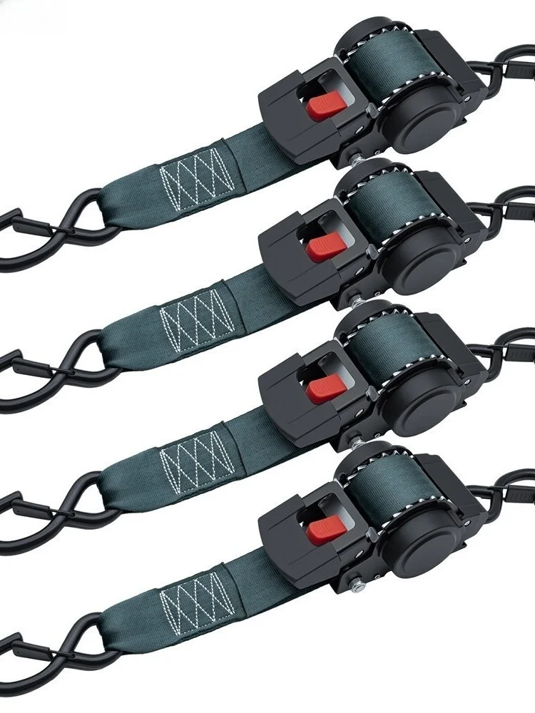 Convenient Automatic Tensioning Car Motorcycle Luggage Strap Fixed Binding Belt for Goods Binding No Brand H0320171727