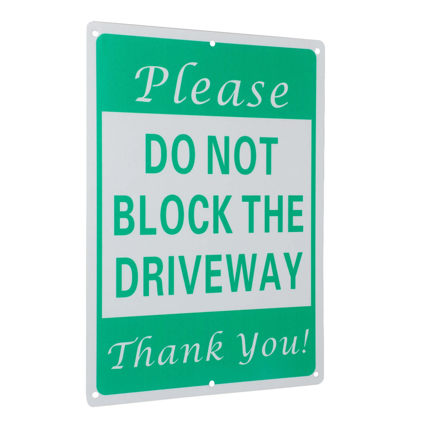 

Aluminum Alloy No Parking Private Driveway Symbol Yard Non Parking Uv Resistant Metal Sign For Indoor Outdoor Use
