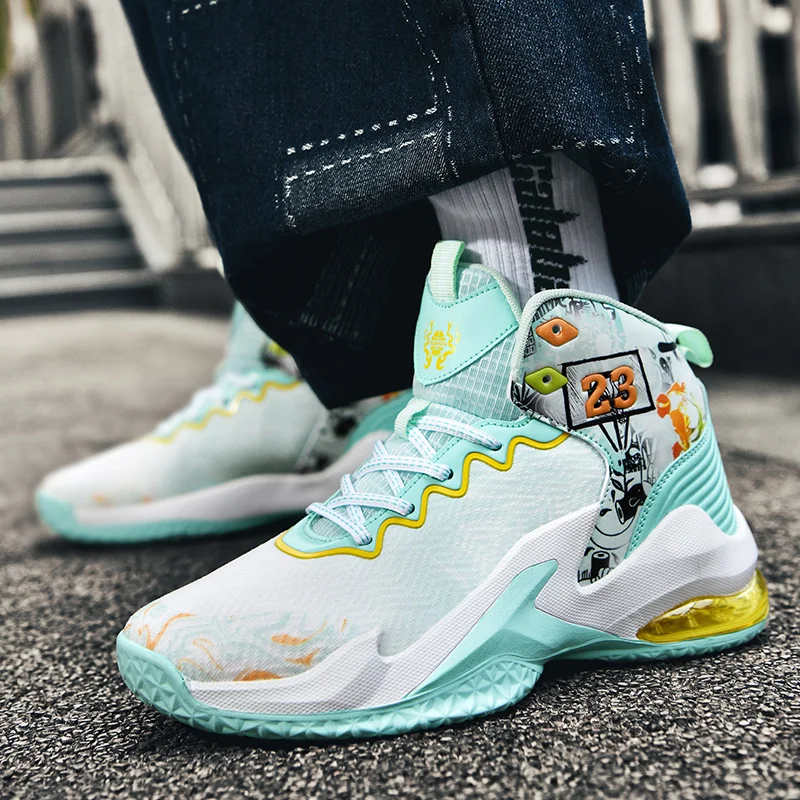 

2025 Взрывы Мужская обувь Износостойкие баскетбольные кроссовки Мужская обувь оригинальные товары кроссовки Осенние мужские противоскользящие кроссовки