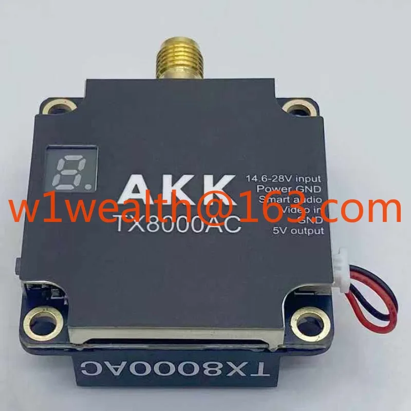 AKK Ultra Long Range All Channels Version 8W 5.8G Ultra Wide Band 80CH VTX - TX8000AC