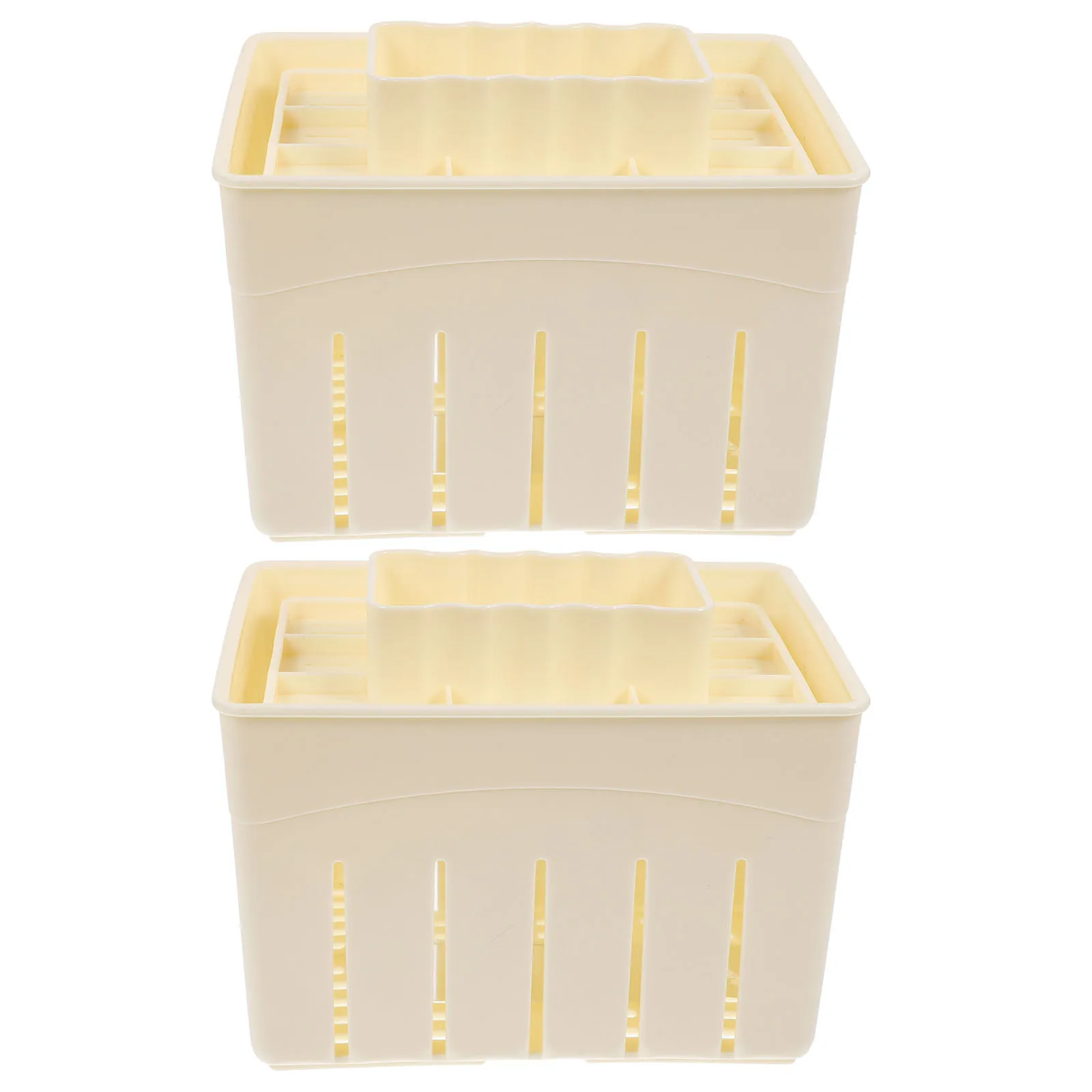 

2Pcs Tofu Mold Presser Kitchen Tool Strainer Lid Nut Milk Bag Compressor Molds Maker DIY Practical EcoFriendly