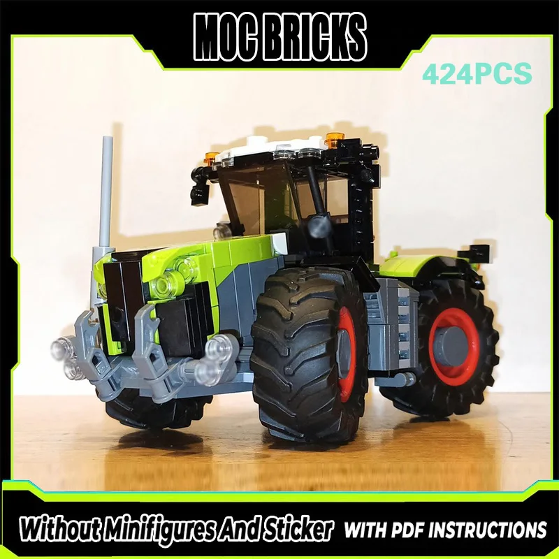 

Конструктор City Car Model MOC: Мощный Трактор, Модульная Технология, Подарки, Праздничный Набор для Сборки, Детские Игрушки