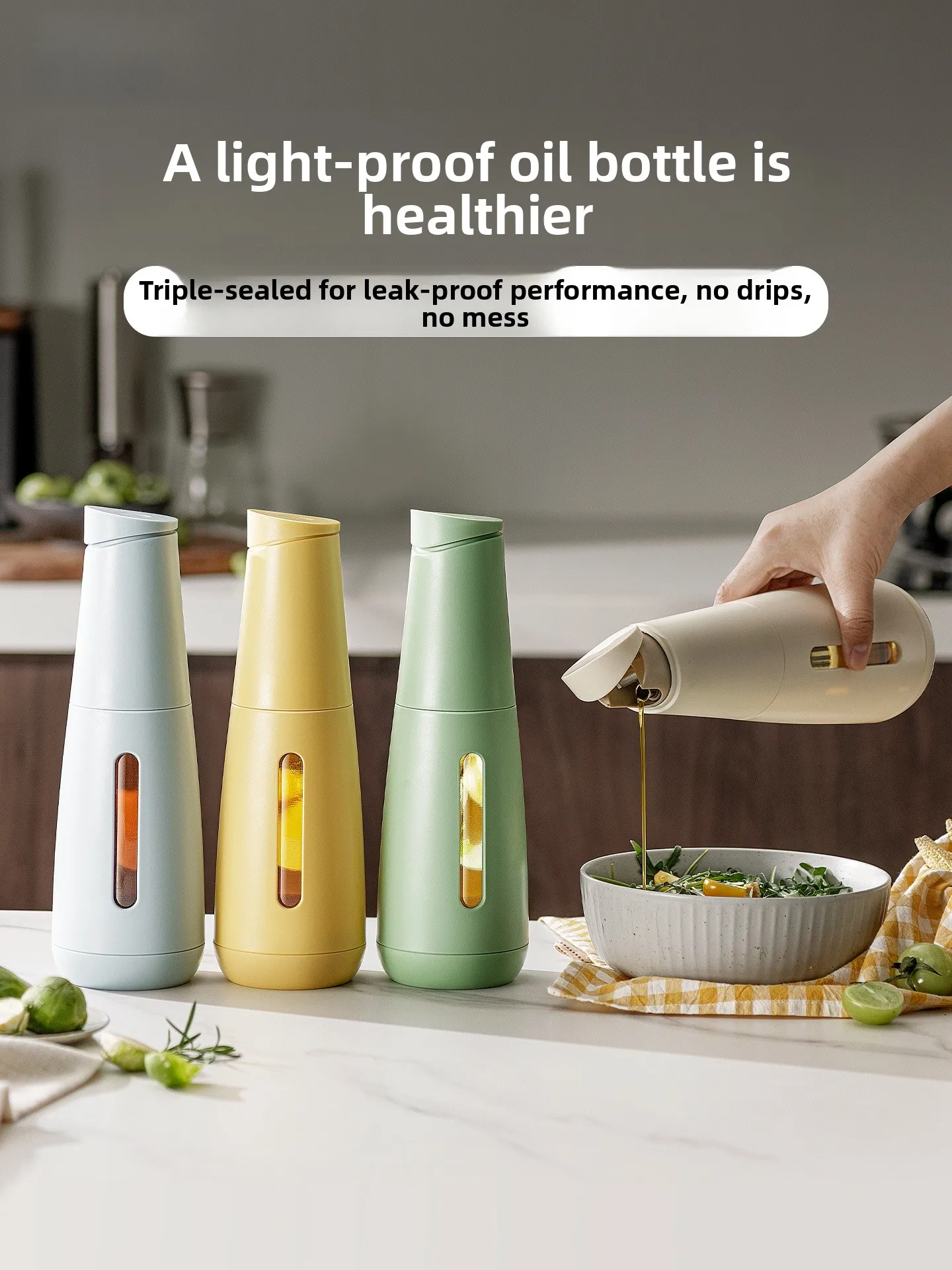 

Бутылка для масла Beilutu Modern Simple Sle: для домашнего использования, без капель, для оливкового масла, уксуса, соусов, приправ, светонепроницаемая