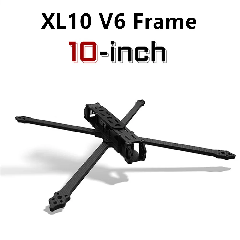 

XL10 V6 420mm 10inch Wheelbase super Long Range HD True-X Carbon Frame Kit with 8mm arm for DJI O3 VISTA FPV part