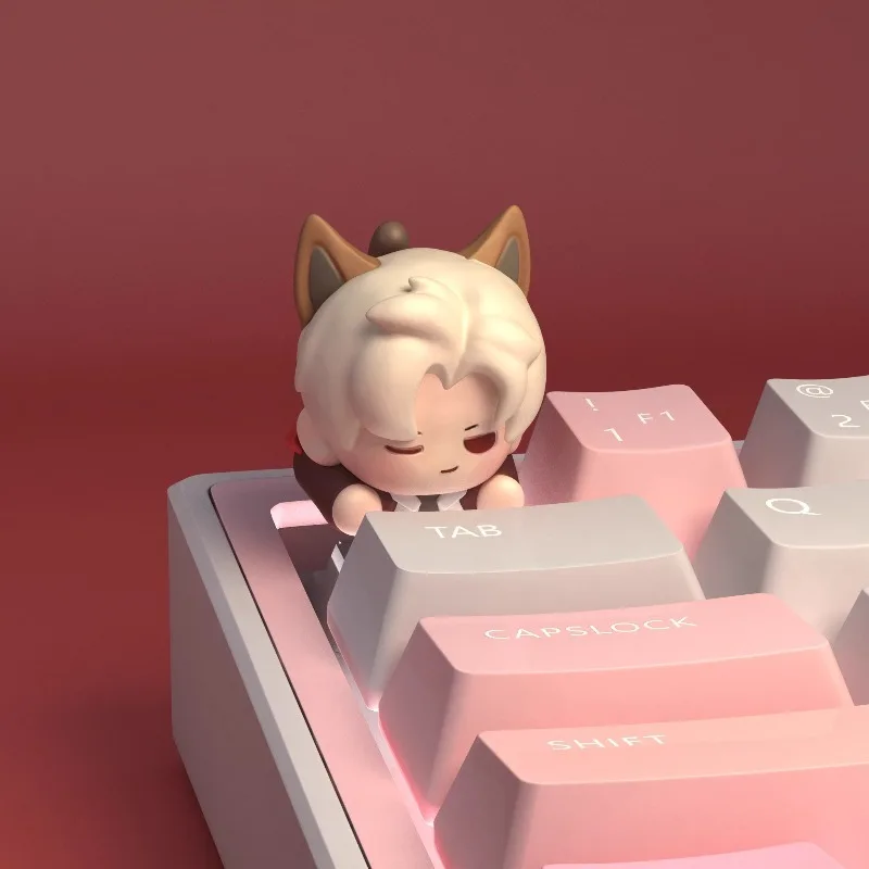 

Love and DeepSpace Cartoon Version Cute Key Caps Resin Creative Handmade Custom Mechanical Keyboard Keycap Game Peripherals Gift