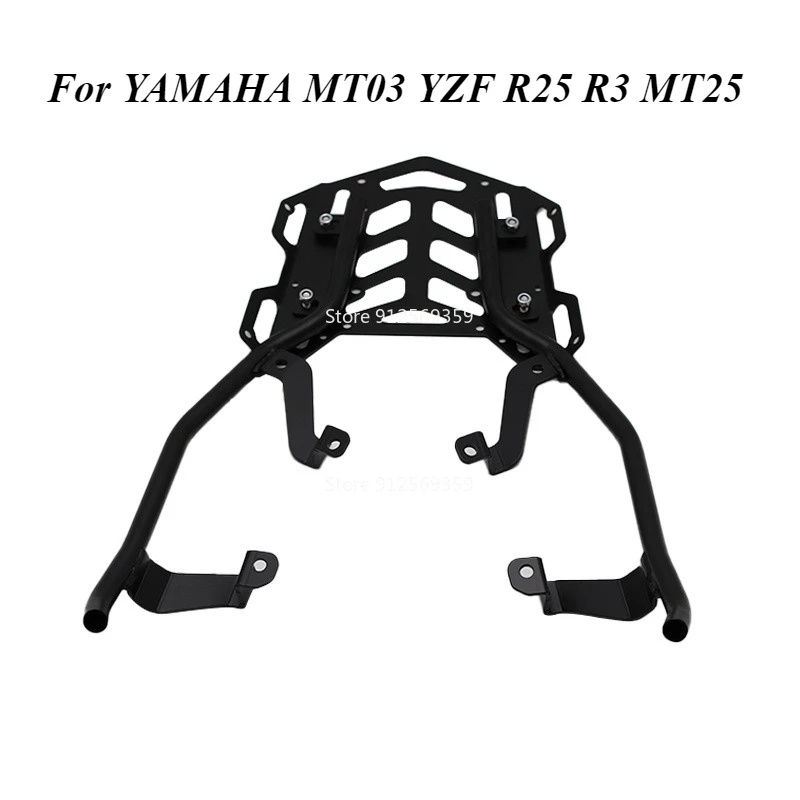 For YAMAHA MT03 YZF R25 R3 MT25 MT-25 MT-03 2019-2023 2020 2021 2022 Motorcycle Rear Luggage Rack Top Case Bracket Cargo Rack