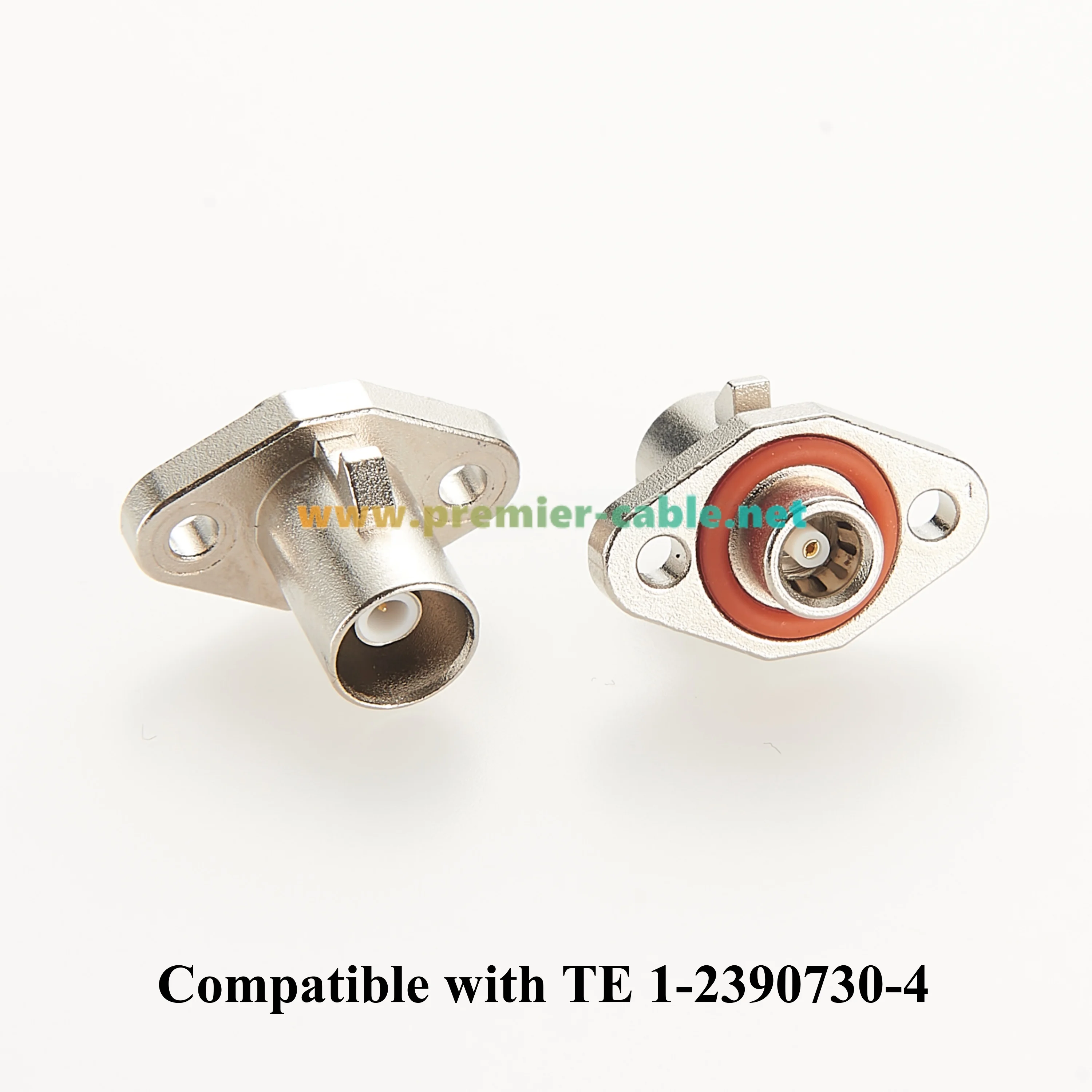 Fakra Z Stecker auf SMB Buchse Adapter 50 Ohm Flansch Chassis Schottmontage RF Koaxialstecker Kompatibel mit TE 1-2390730-4 – Detail 4