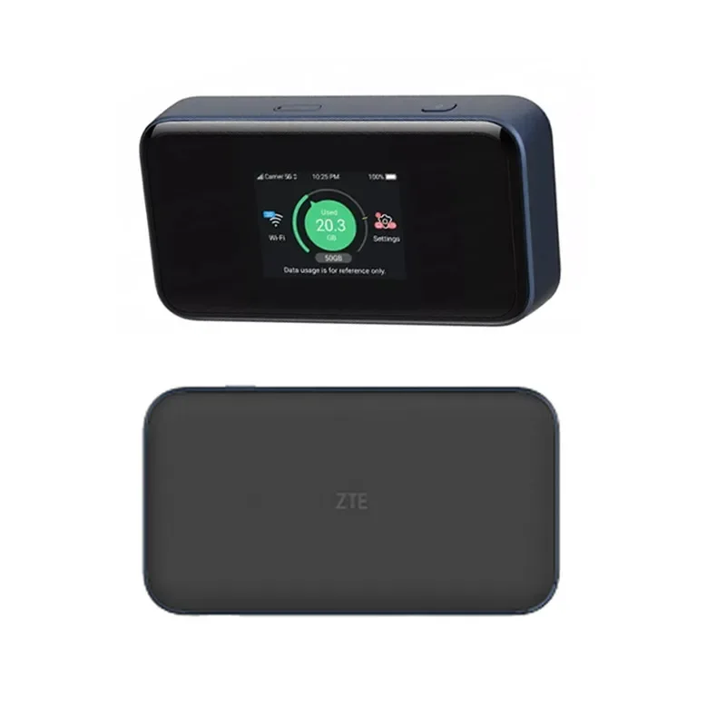 Imagem -04 - Original Zte 5g Roteador Portátil Wifi Mu5002 Sub6 5g Wifi Móvel 1800 Mbps Cat22 Hotspot Móvel 5g Roteador com Slot para Cartão Sim Novo