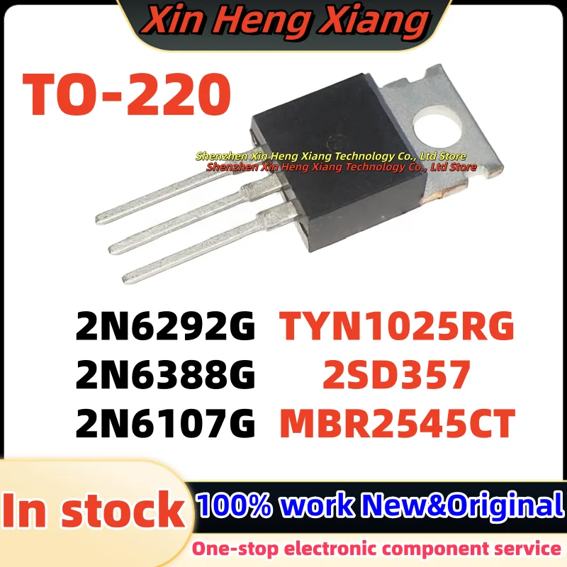 

(10pcs) 2N6107 2N6107G MBR2545CT MBR2545 2SD357 D357 2SB527 B527 TYN1025RG TYN1025 2N6388G 2N6292G MJE13007A 13007A TO-220