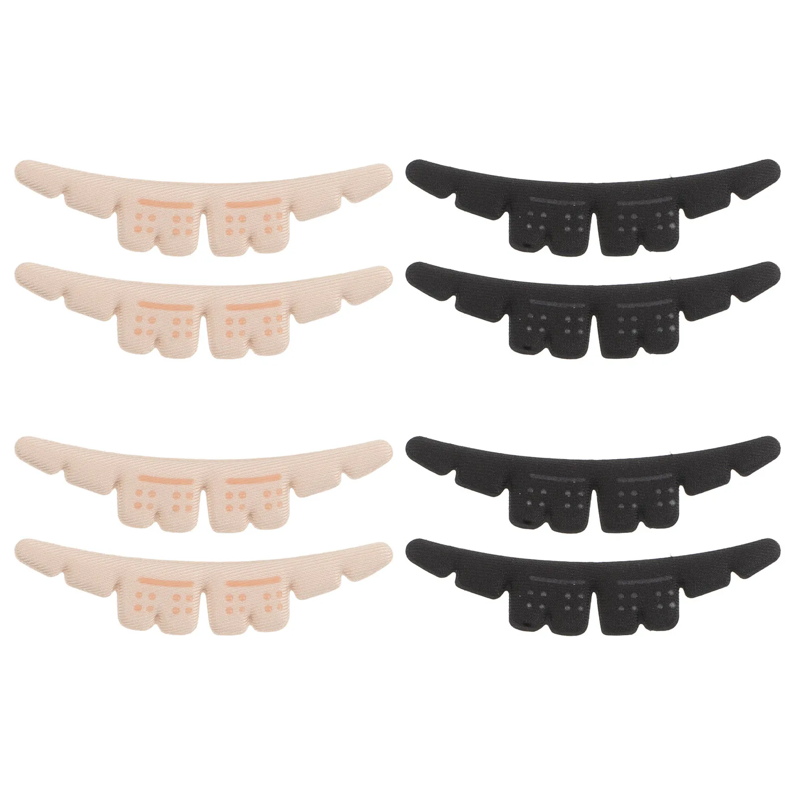 

4 пары самоклеящихся противоскользящих подушечек для высоких каблуков, вкладыши для поддержки стопы, наклейки-протекторы для сандалий и обуви