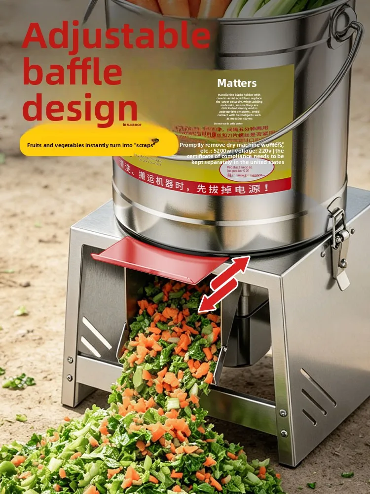 CX Commercial Vegetable Cutter Breeding Machine Hogweed Chopper