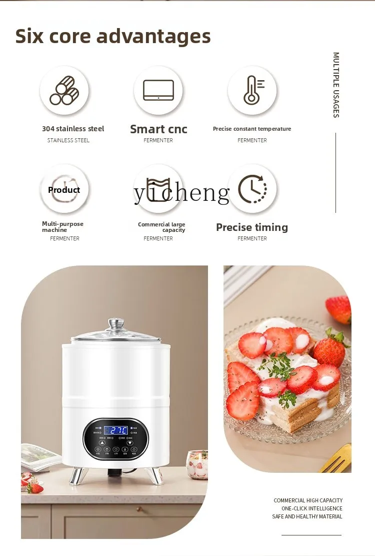 XL Yogurt Maker Commercial Multifunctional Intelligent Timer Constant Temperature Large Capacity Sweet Wine Rice Wine
