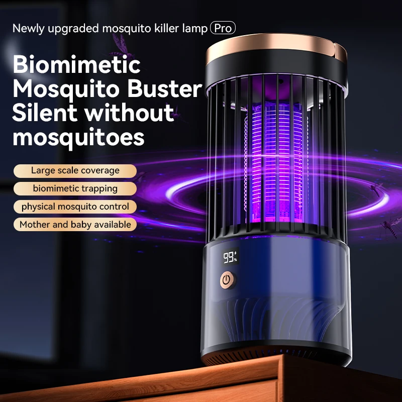 Tragbare Elektrische Schock Mückenschutz Lampe Fly Catcher LED Camping Lampe Haushalt Outdoor Insekten Köder Und Moskito Mörder