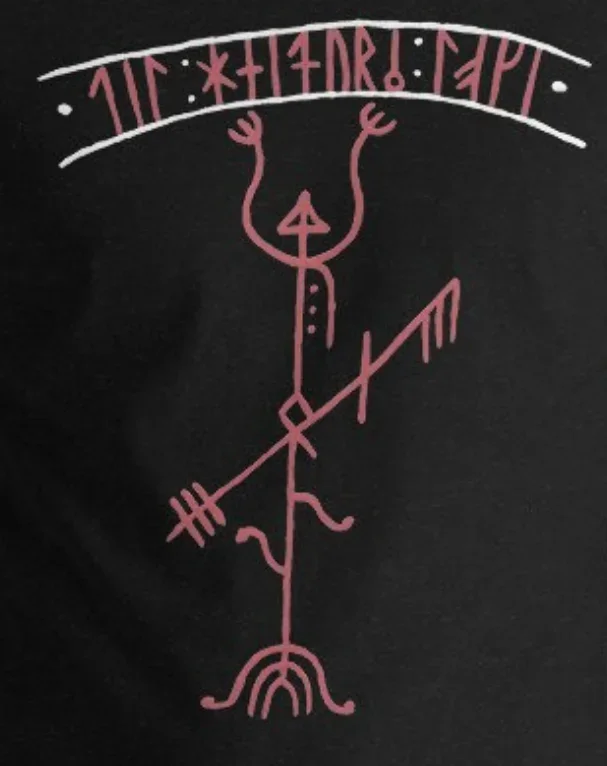 Norse God Loki Symbol T-Shirt 100% Cotton O-Neck Summer Short Sleeve Casual Mens T-shirt Size S-3XL
