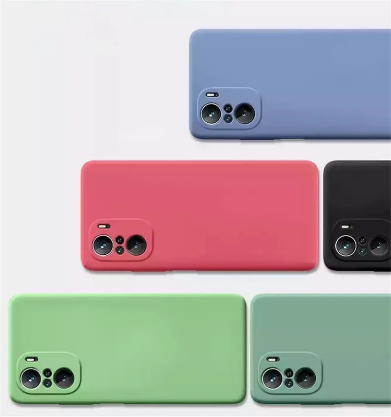 Funda de silicona líquida Original para Xiaomi, Poco F3, Poco F3, M3, X3 Pro