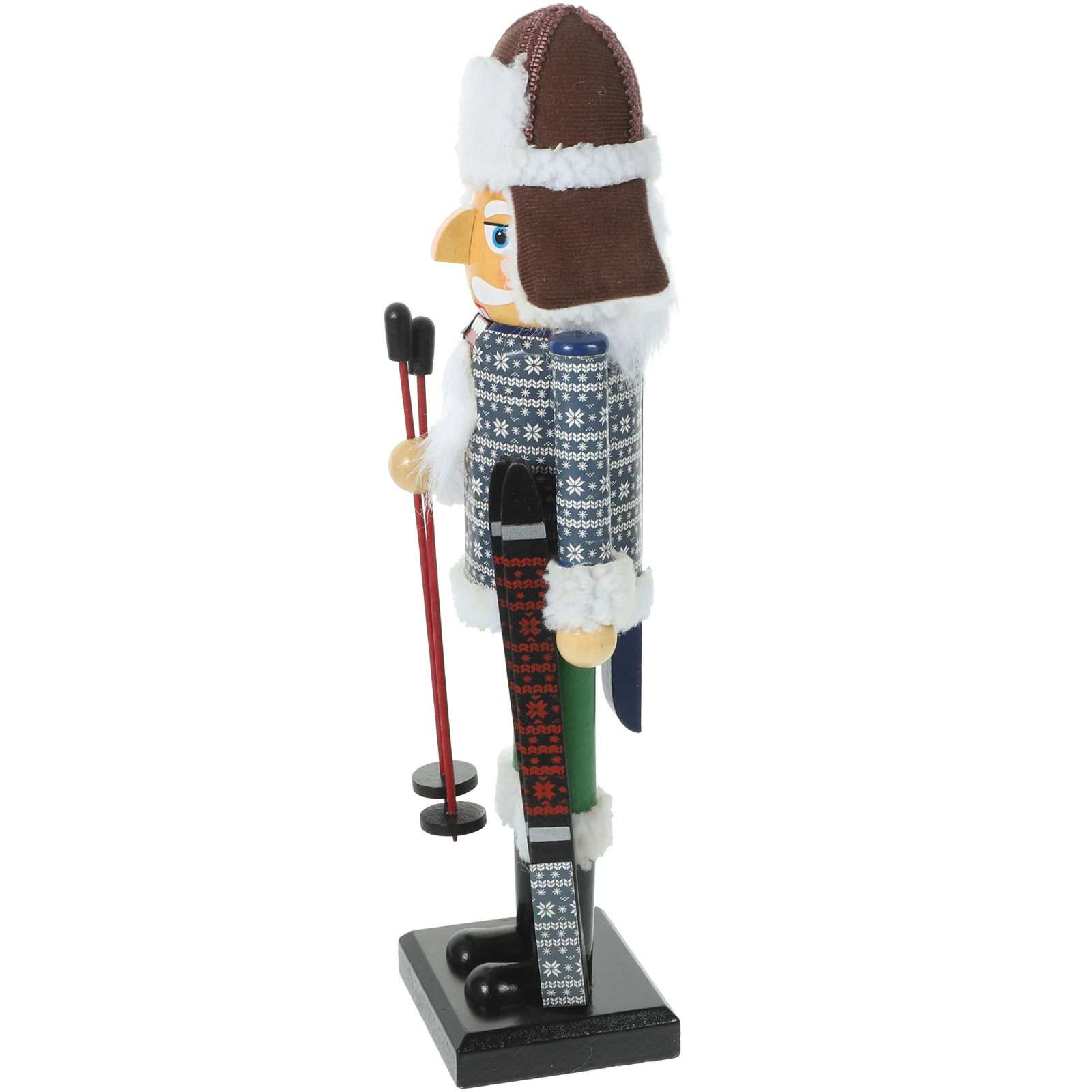 

Lovely Wooden Nutcracker Decoration Christmas Gift Wood Nutcracker Desktop Holiday Ornament Traditional Xmas Nutcrackers Craft