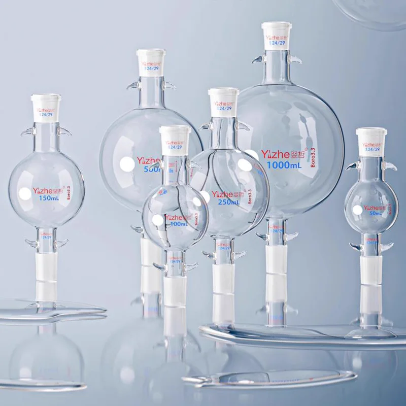 1pc Lab Liquid Reservoir Sphere Storage Ball Chromatography Column Filling Ball view 6