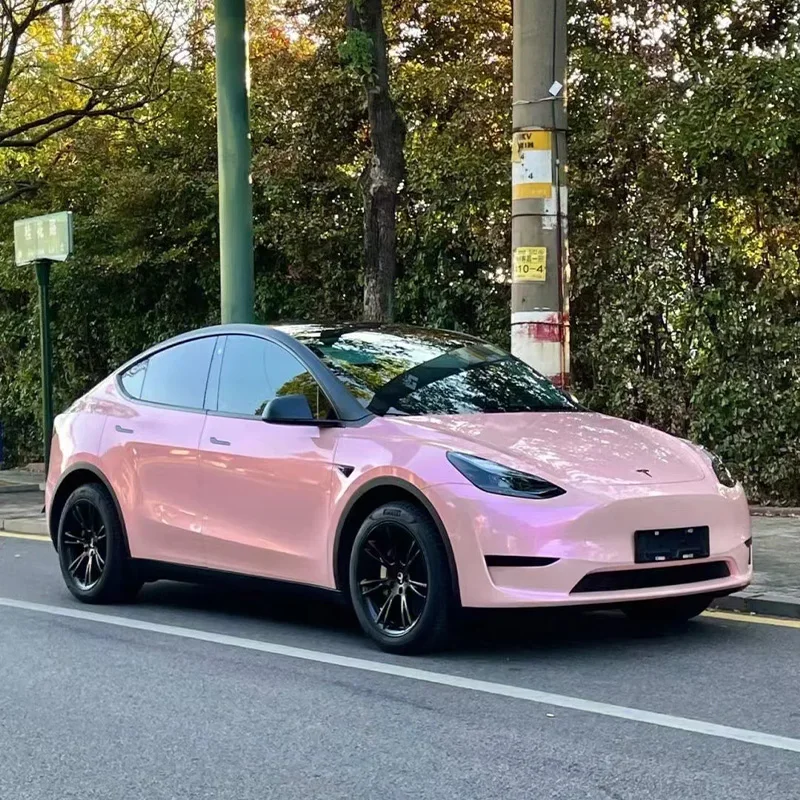 

Hot Sale Popular Dream Peach Pink Car Wrap Vinyl Wrapping Car Body Self Adhesive Sand Proof Color Changing Vinyl Wrap Roll