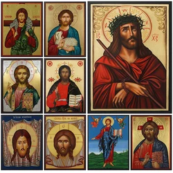 Christ the Bridegroom Orthodox Icon Pantokrator Savior Wall Pictures For Church Room Poster Wall Art Canvas Painting Unframed