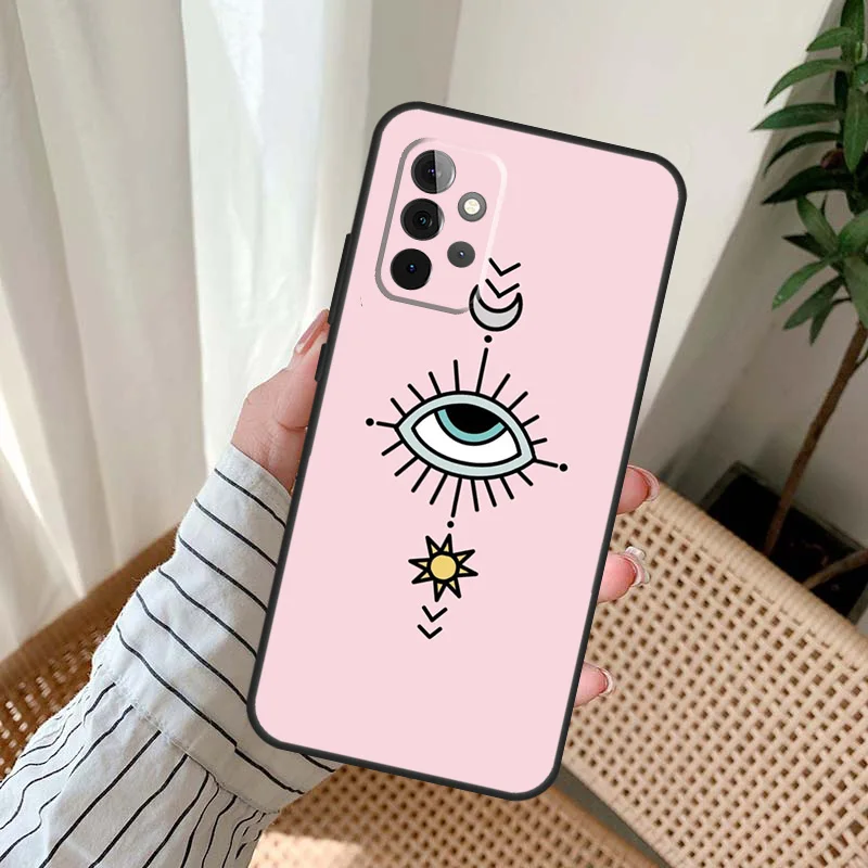 Nazar Boncuğu Evil eye Case For Samsung Galaxy A12 A32 A42 A52 A72 A50 A70 A10 A20 A21S A52S A51 A71 Phone Cover