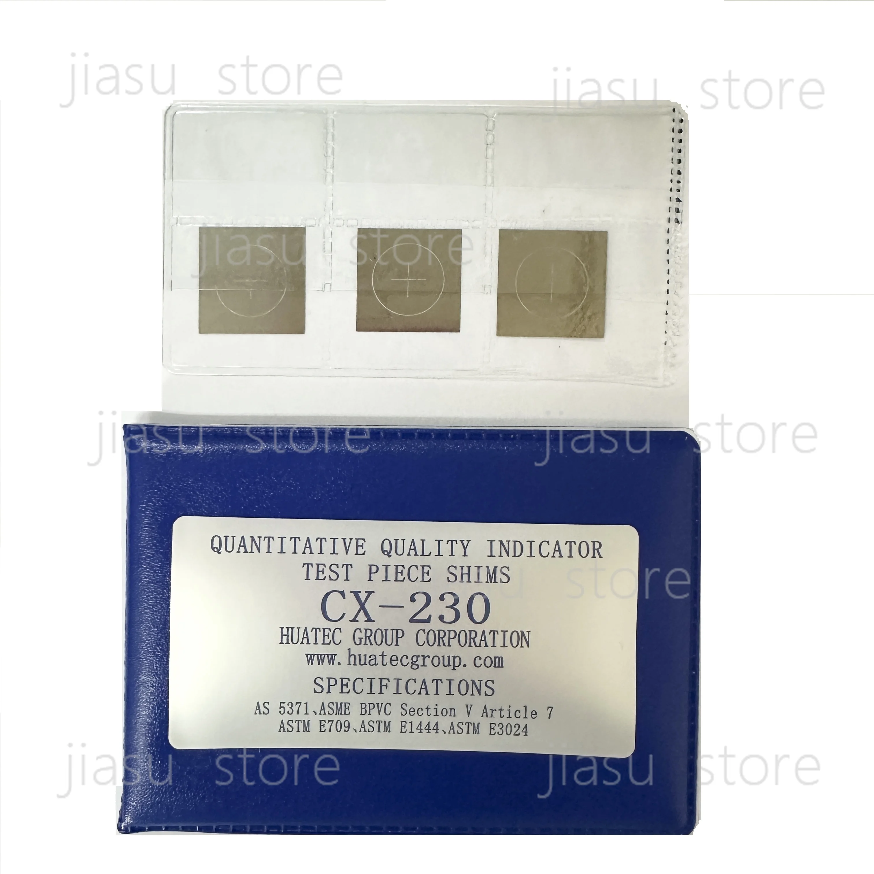 

QQI Quantitative Quality Indicator Shim Magnetic Particle Test Specimen Set for Industrial Inspection