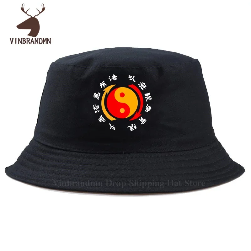 Estilo chino Tai Chi Jeet Kune Do Bruce citas gorra de béisbol Kung Fu Wing Chun dragón sombrero de cubo Muay Thai Retro Unisex sombreros para el sol