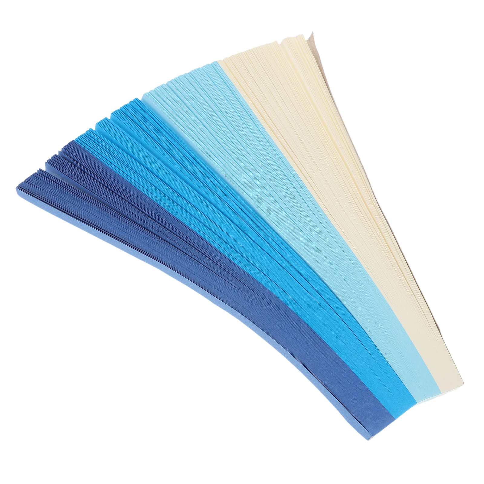 

1080pcs Gradient Origami Blue Crafts Star Stars Origami Paper Folding Decorative Projects Paper Star Strips Gifts