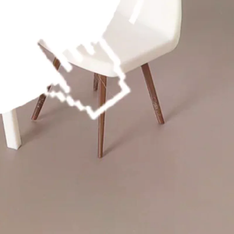 Detalle de características Juego de muebles para casa de muñecas a escala 1/12, simulación de silla de mesa de salón de diseño dominio