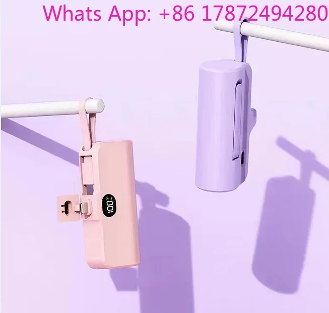 5000mAh Fast Charging Portable Power Bank, 2024‑2025 New Model