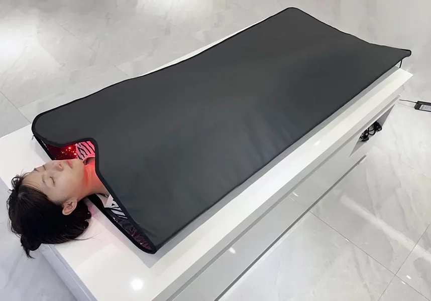Full Body LED Red Light Sleeping Bag Infrared Therapy Wrap For Detox Weight Loss & Relaxation Ce.