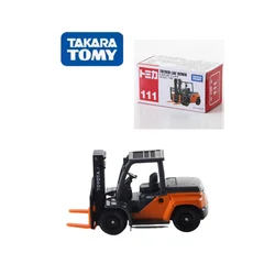 TAKARA TOMY alloy die-cast model No. 111 Toyota Forklift simulation car model Boy toy Project, Child birthday gift