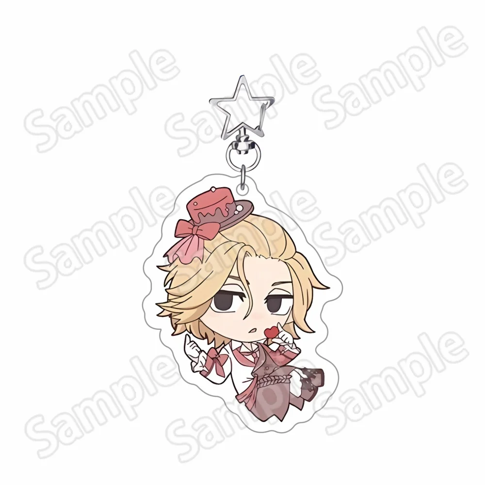 Tokyo Revengers Manjirou Sano Haruchiyo Sanzu  Rindou Haitani Chibi Anime 6cm Acrylic Keychain Collectible Anime Merch Fan Gift