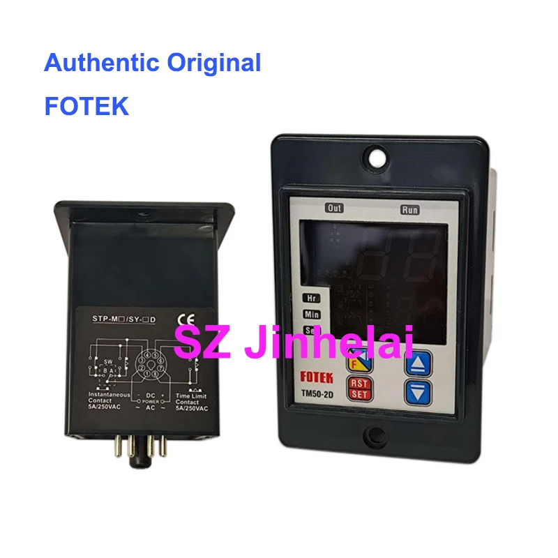 Authentic Original FOTEK Multi Digital Timer Time Relay TM50-2D TM50-3D TM50-4D TMP50-4D TM60-4D TMP60-4D