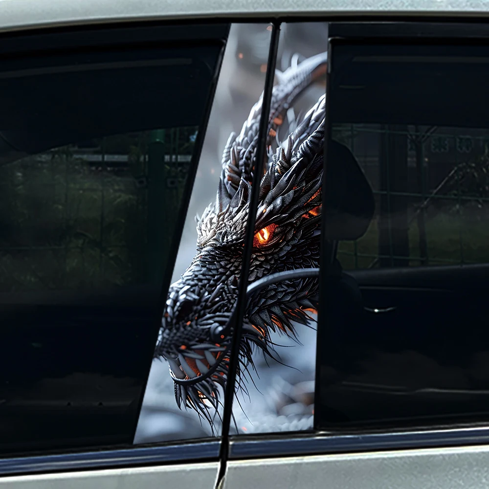 2PCS Black Dragon C…