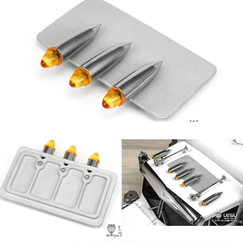 

LESU 1/14 RC Metal Roof Light Spotlight GW-K005-A For 1 14 Tamiya Rc Tractor Truck King Hauler Grand Hauler Model Accessories