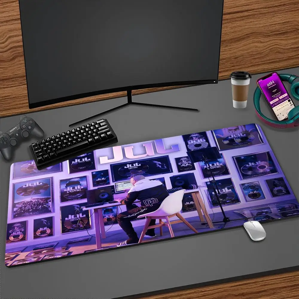 Rapper J-JuL C'est Pas Des Lol Mouse Pad Cartoon Lockedge Large Gaming Pad Computer Gamer Keyboard Mat Desk Mousepad PC Desk Pad