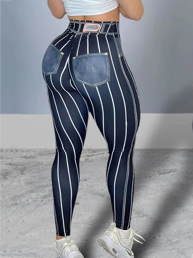 Collant da allenamento morbidi da donna 2023 linea di vendita calda Leggings stampati abiti da Fitness pantaloni da Yoga abbigliamento da palestra a vita alta