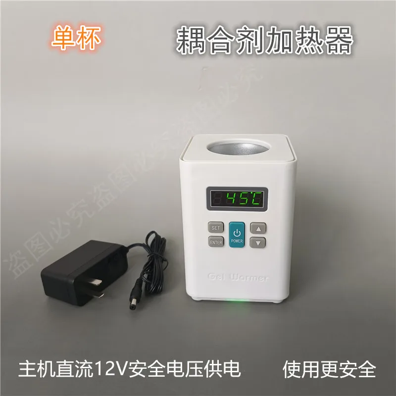 LED Digital Ultrasound Gel Warmer Single/Dual Bottle 34-40°C Adjustable Timer for Clinic