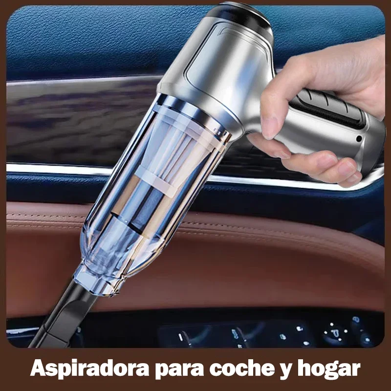 95000Pa Handheld Car Vacuum Cleaner, Strong Suction Power, Long Runtime, Washable Filter for Home, Car, Office