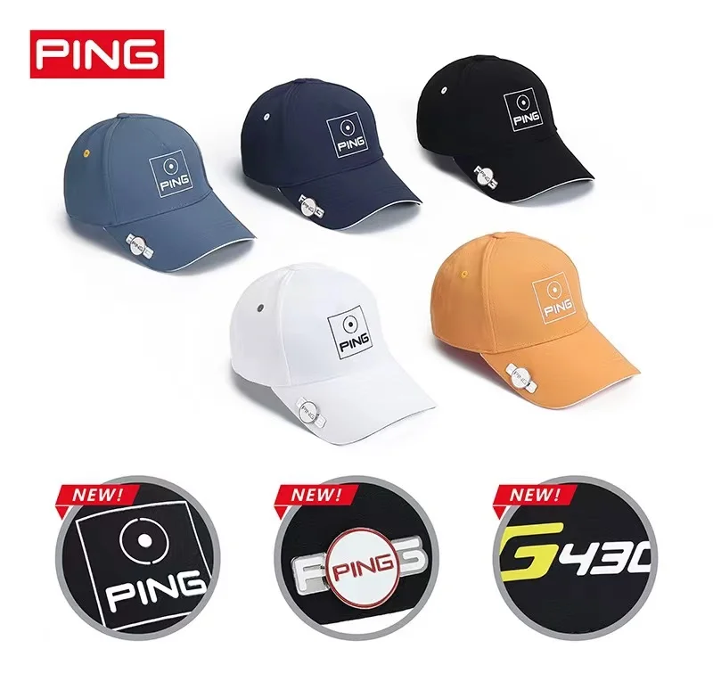 ping-golf-men's-and-women's-sports-ball-caps-men's-golf-breathable-hats-casual-visor