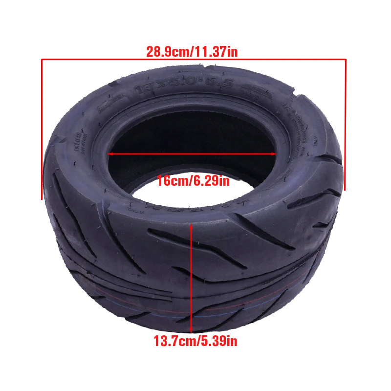 NEW 13x5.00-6.5 Tire for 13 Inch Motor Wheels FLJ K6 Electric Scooter E Kick Scooter Tyre rubber tire