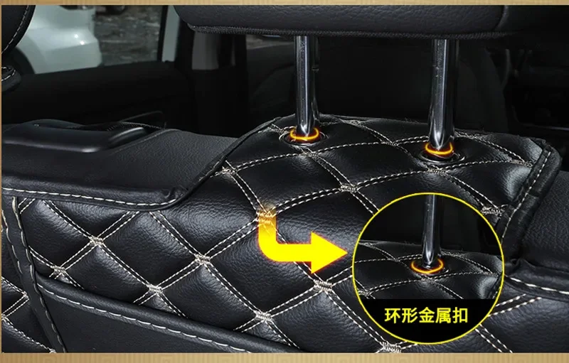 for Nissan X-TRAIL T33 2021-2023 Trunk Mats Leather Durable Cargo Liner Boot Carpets Rear Interior Decoration Accessories Cover