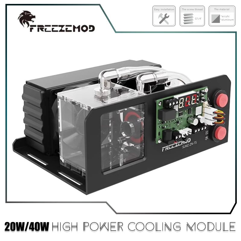 20W/40W High Power Cooling Module,DC12V/24V with Automatic Temp. Control and Speed Regulation Can Connect External PLC Alarm