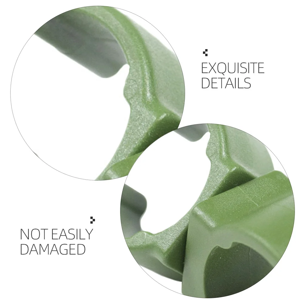 

50pcs Garden Plant Trellis Buckles Plastic Fixing Clips For Climbing Plants Support Vine Connection Hardware Greenhouse