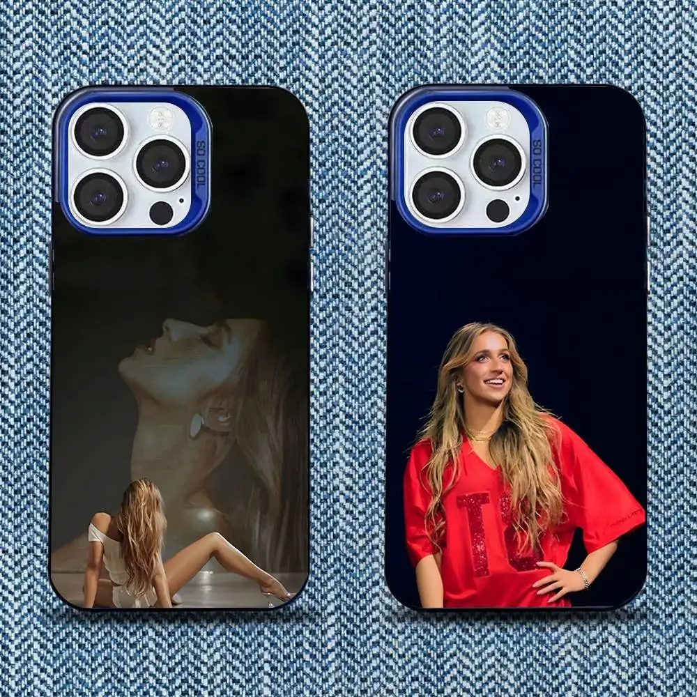 

Tate Mcrae So Close To What Phone Case For iPhone 16,15,14,13,12,11,Mini,Pro,SE,MAX Blue Matte Silicone Cover