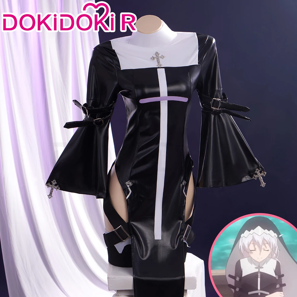 Kallen Kaslana Cosplay Game Honkai Impact 3rd Cosplay【S-2XL】DokiDoki-R Women Costume Kallen Kaslana Nun Cosplay Plus Size